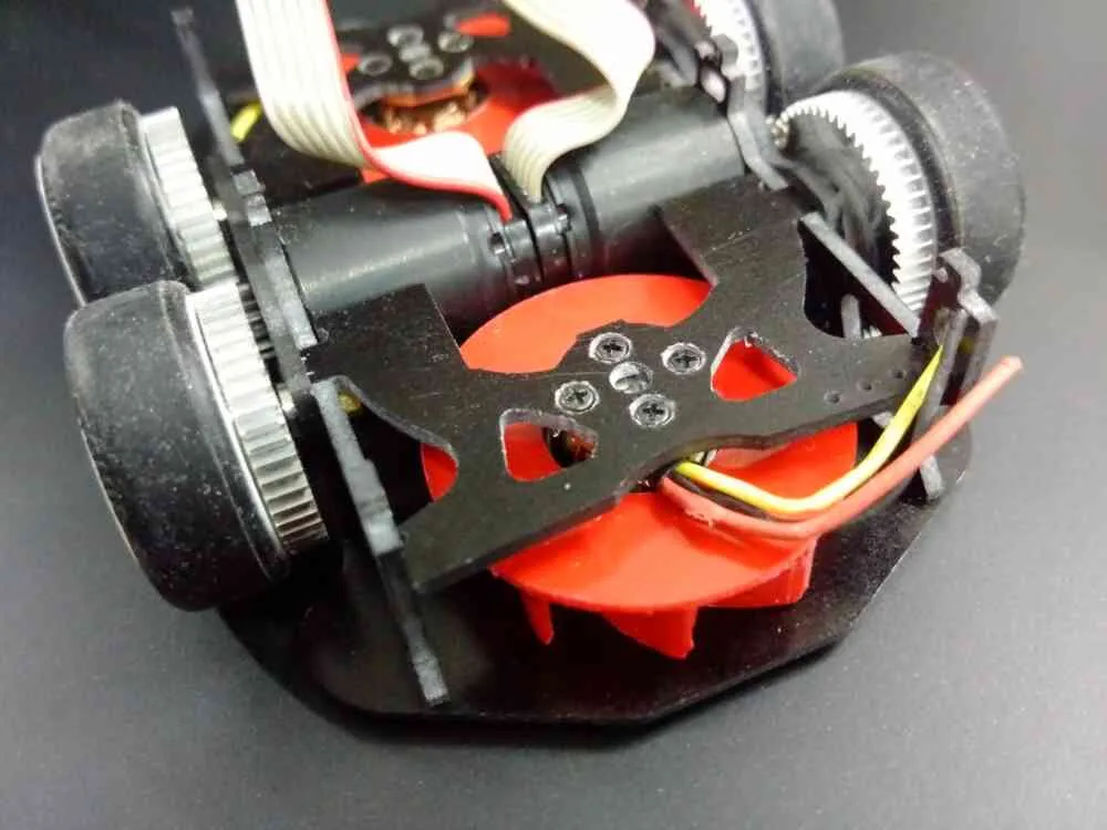 Turbine arrière, sous le groupe moteur